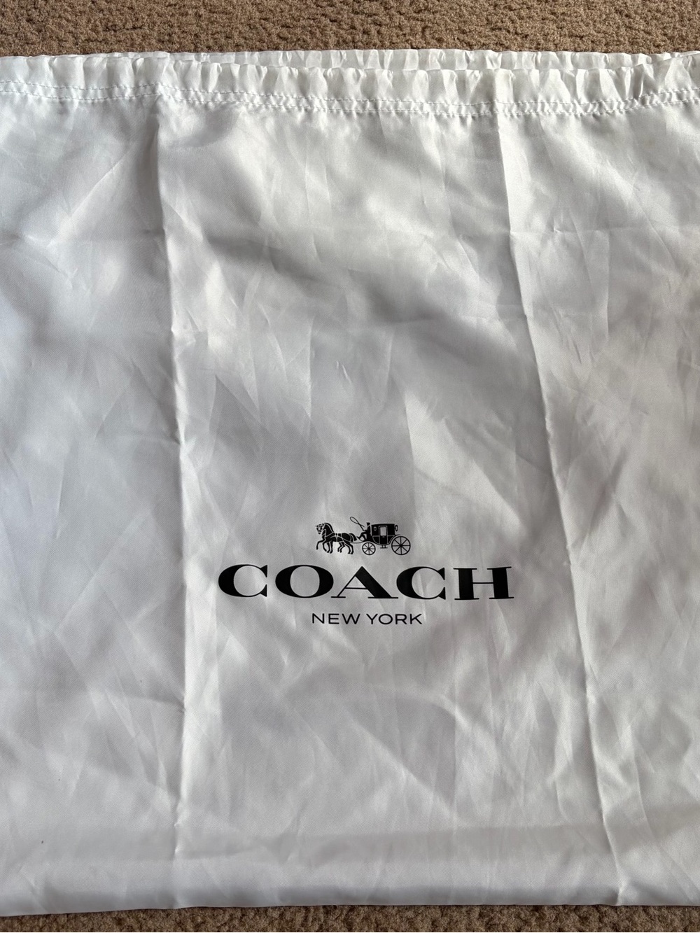 Authentic Coach Brooklyn 39 Dark Ruby Red Genuine Full Grain Leather - Picture 16 of 16